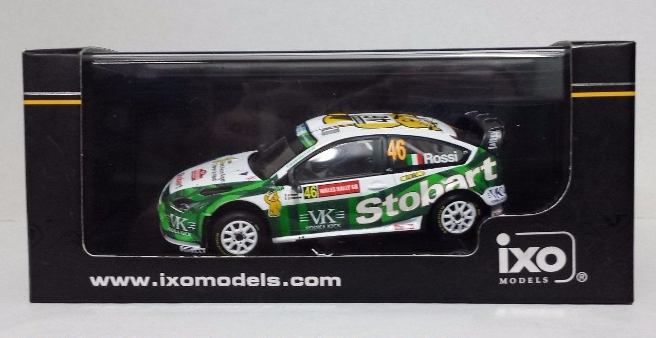 IXO VALENTINO ROSSI FORD FOCUS WRC WALES GB RALLY 2008 - LIMITED EDITION NEW - RAM351